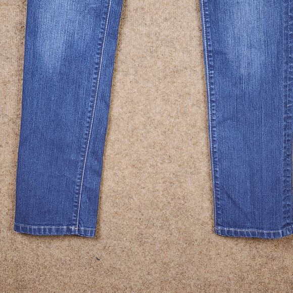 New York & Company Women Skinny Jeans Denim Medium Wash Size 2 Low Rise Stretch - Picture 3 of 10